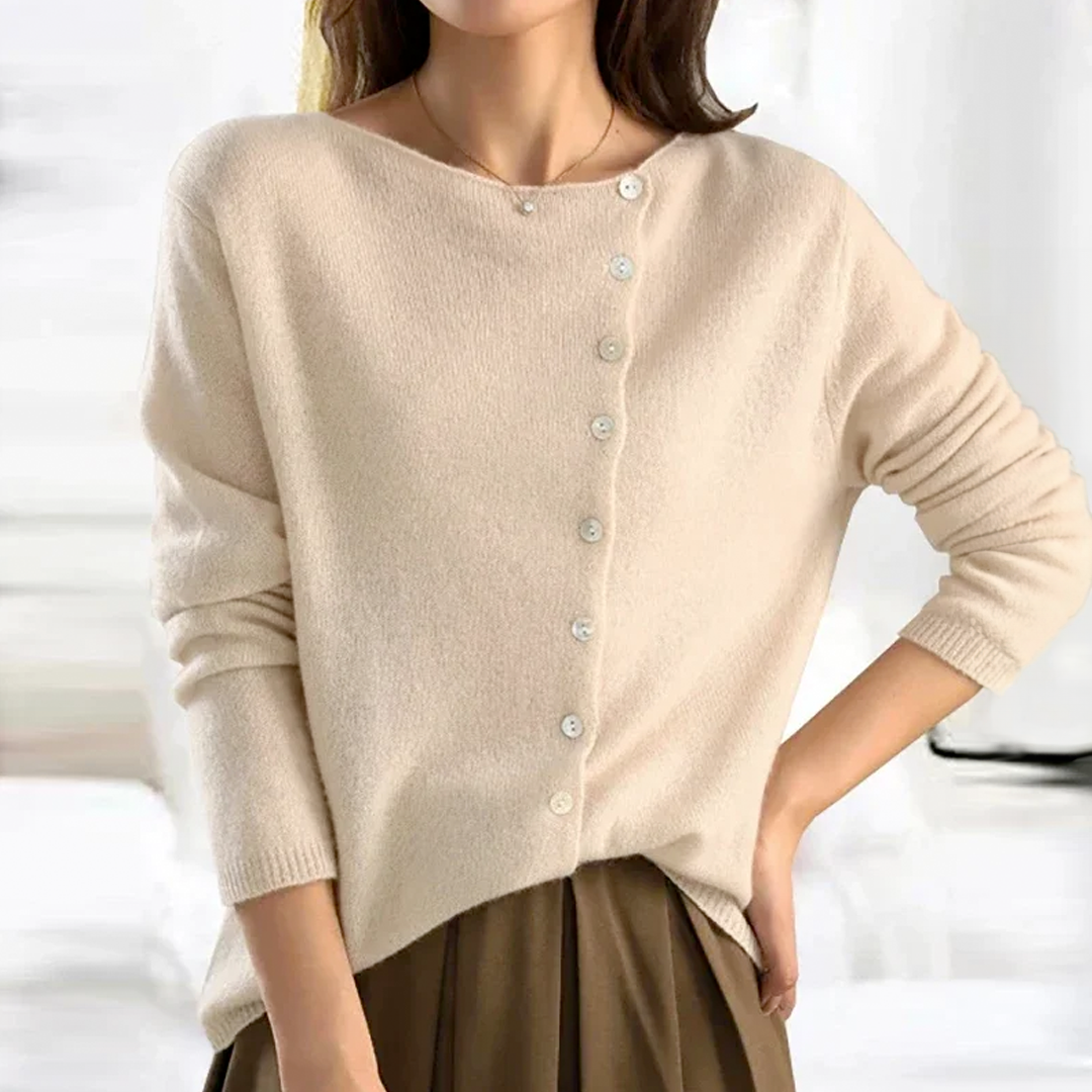 Fenya | Cardigan Donna con Bottoni Frontali