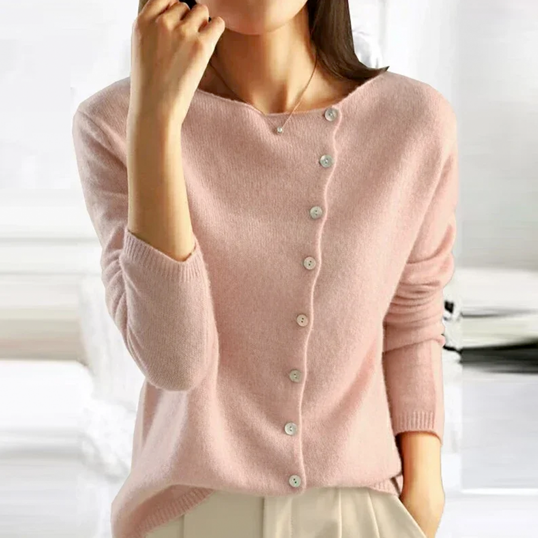 Fenya | Cardigan Donna con Bottoni Frontali