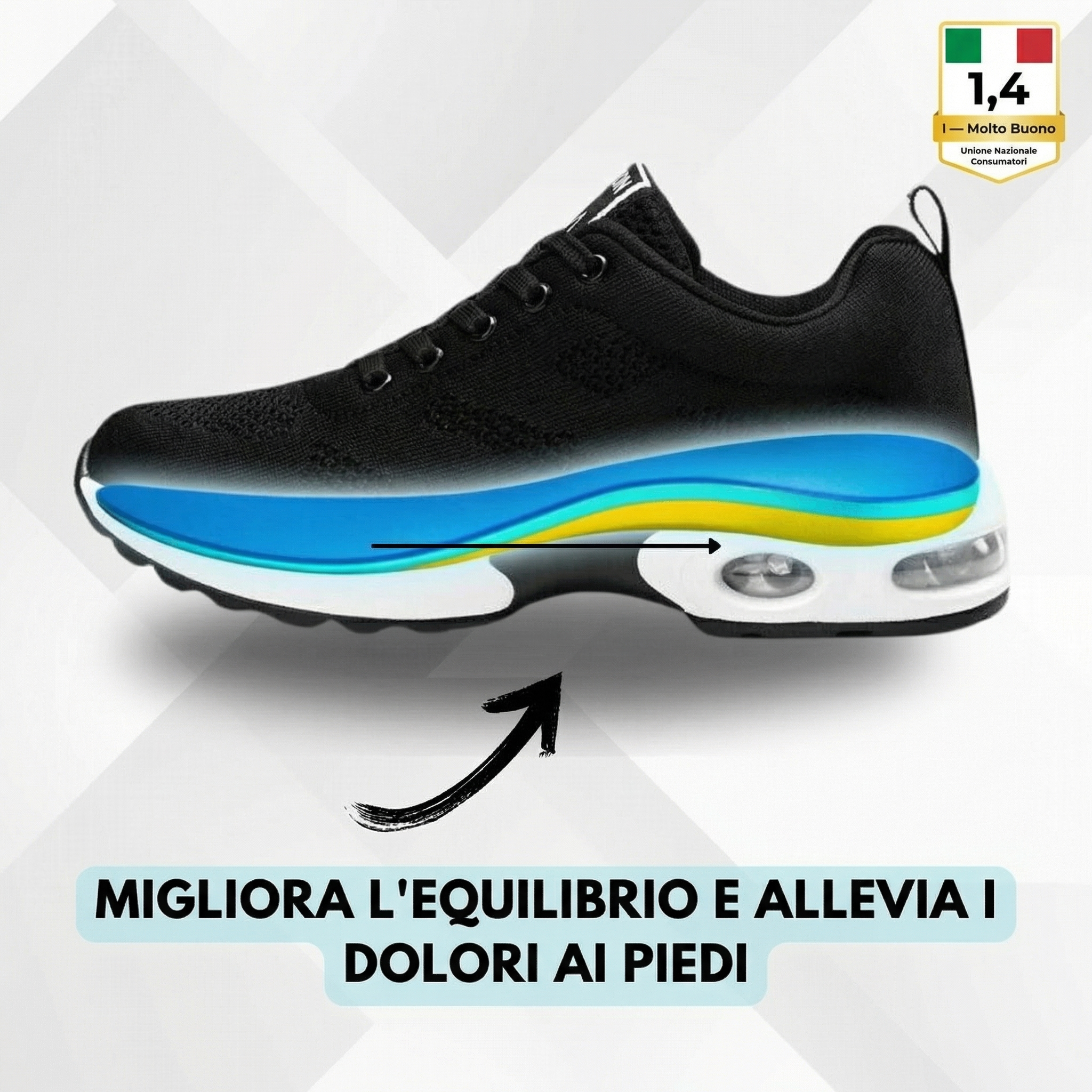 NUNZIA | SCARPE ERGONOMISCHE SENZA DOLORE