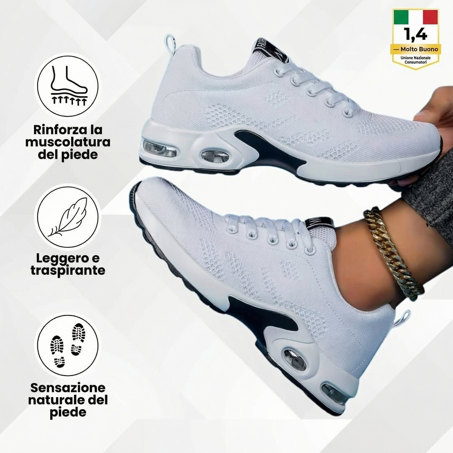 NUNZIA | SCARPE ERGONOMISCHE SENZA DOLORE