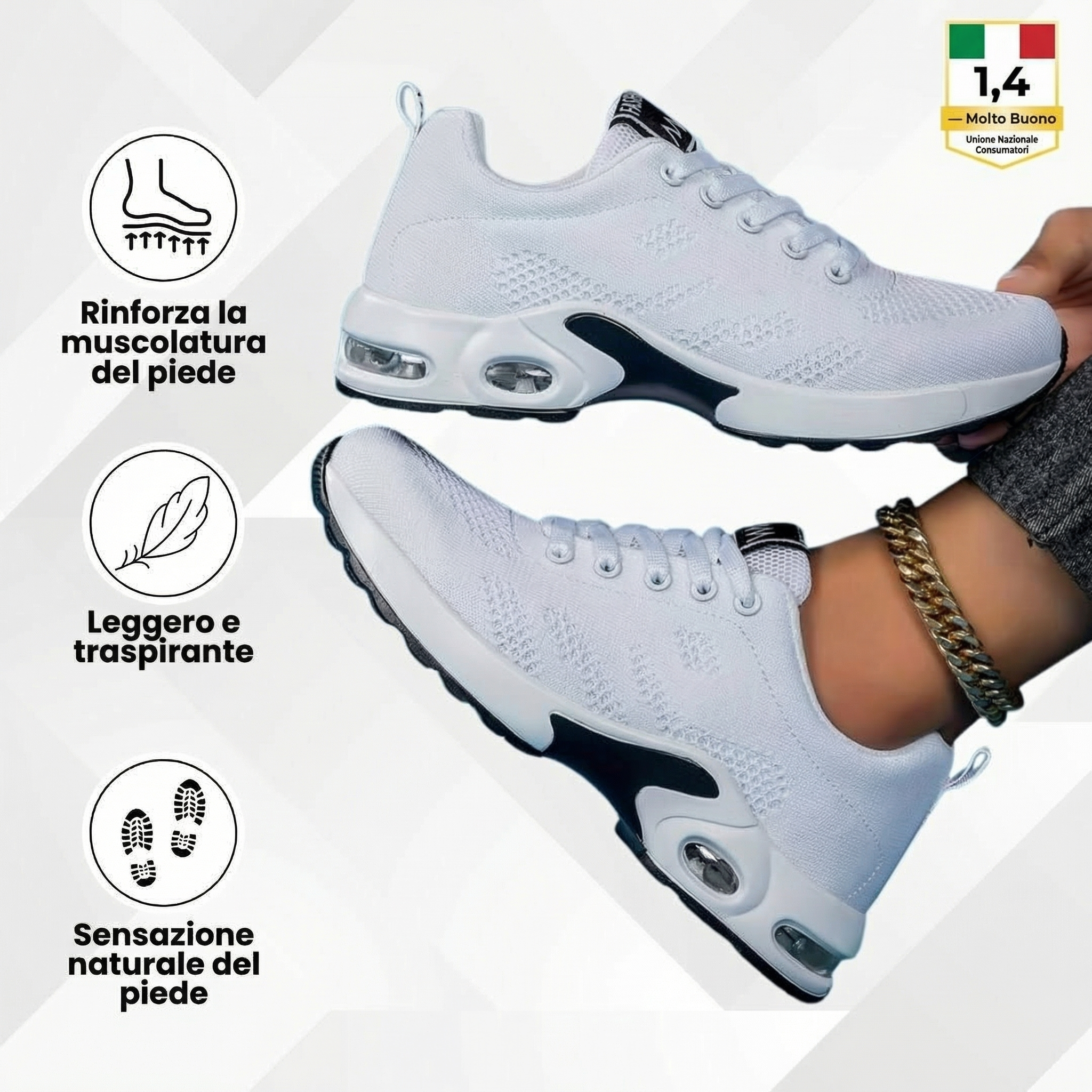 NUNZIA | SCARPE ERGONOMISCHE SENZA DOLORE