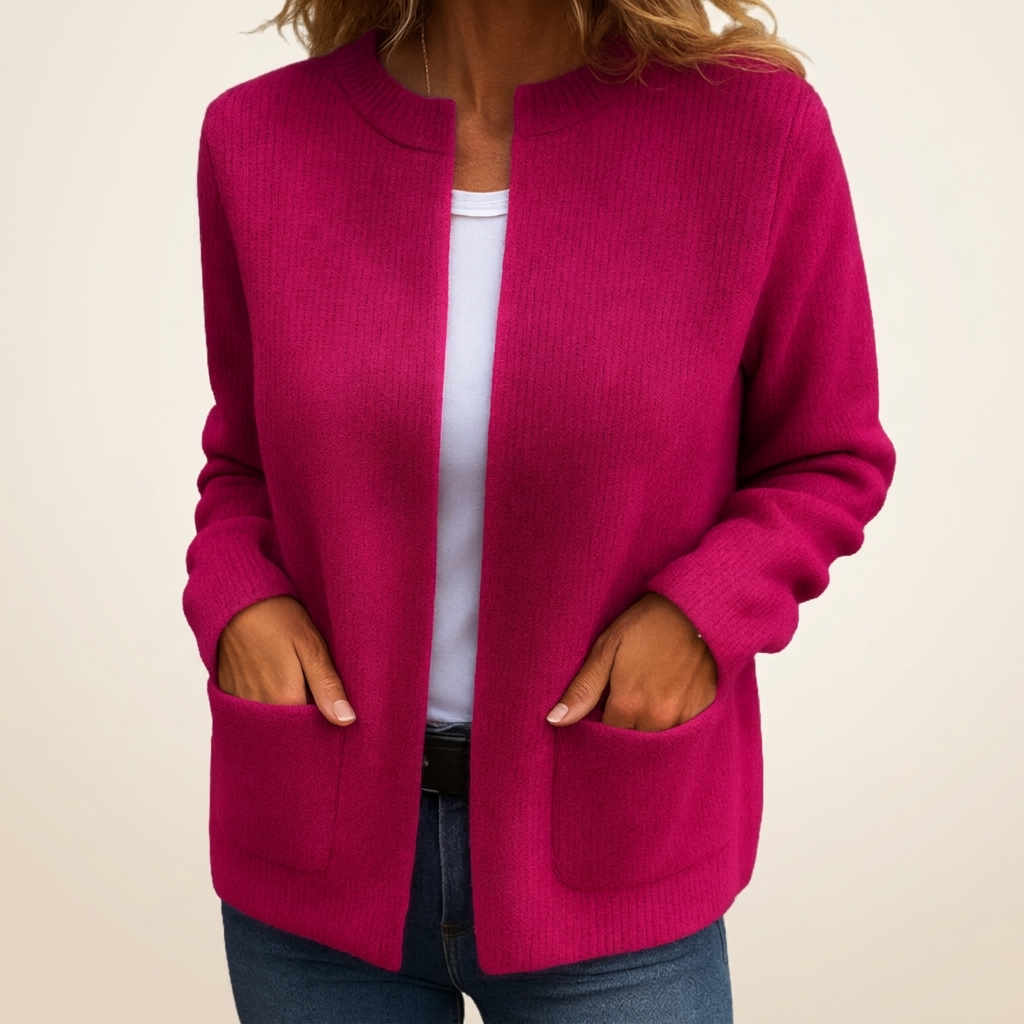 Juliette | Gilet Zip in Maglia Morbida