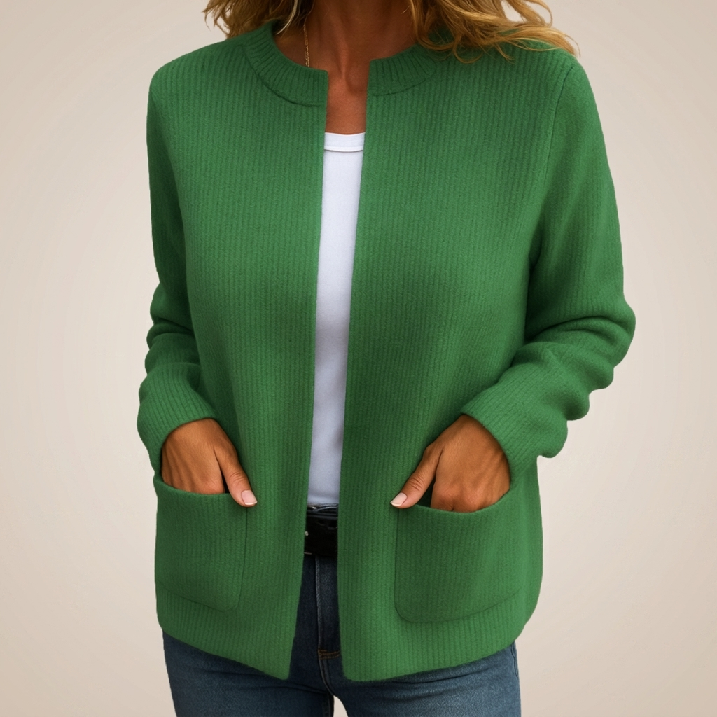 Juliette | Gilet Zip in Maglia Morbida