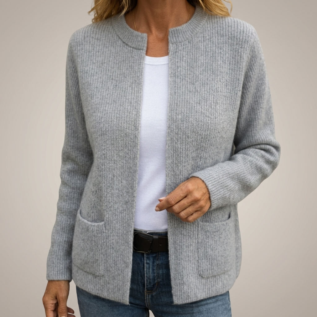 Juliette | Gilet Zip in Maglia Morbida