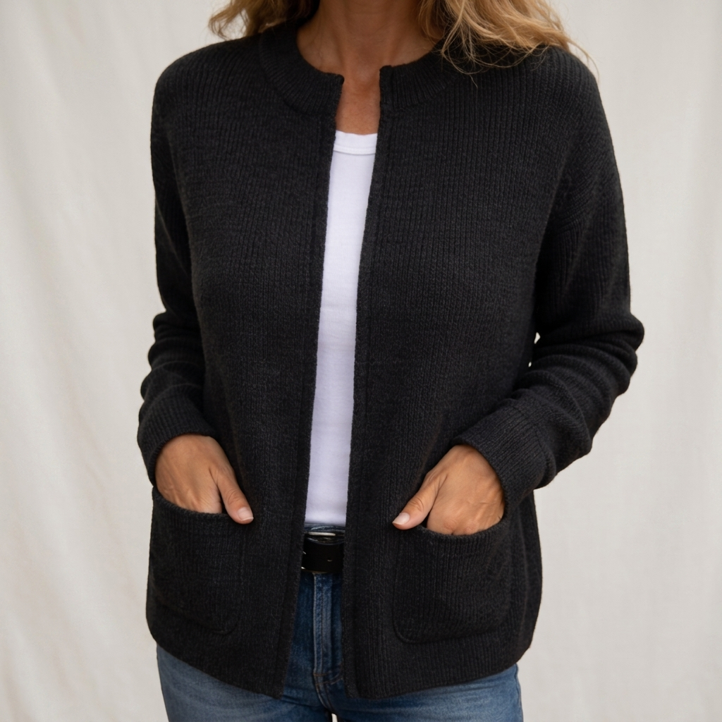 Juliette | Gilet Zip in Maglia Morbida