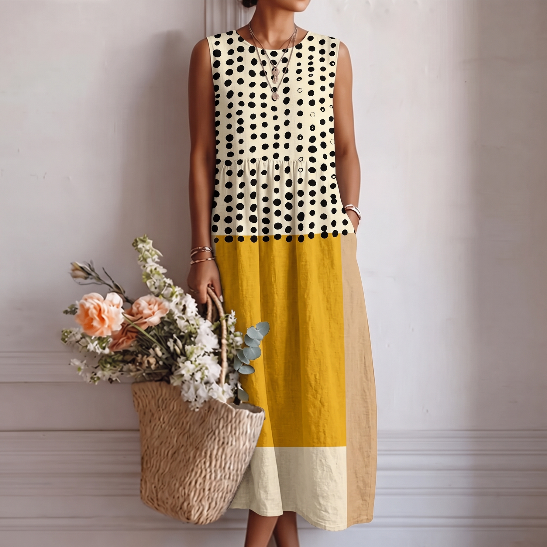 Josefina™ | Vestito Midi del Giorno alla Giorno