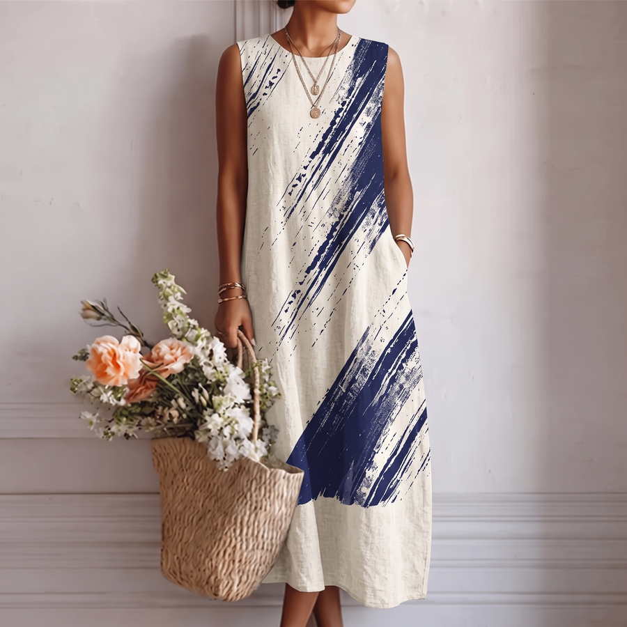 Elena™ | Abito Midi Elegante per il Giorno per Giorno