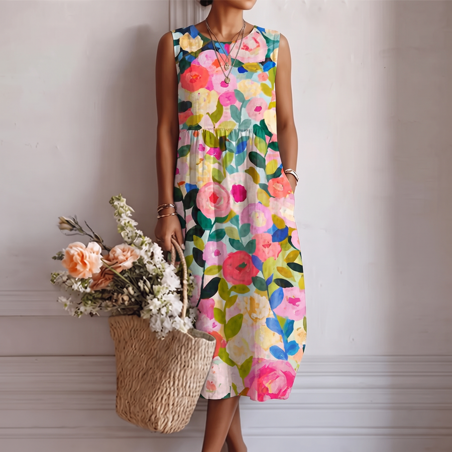 Ana™ | Vestito Midi del Giorno alla Giorno