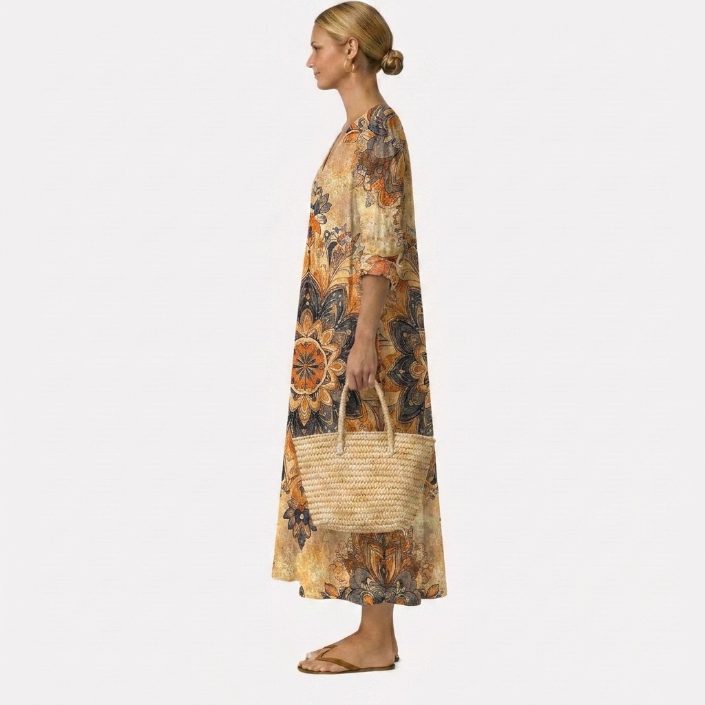 Dora™ | Vestito Floreale Eleganza Naturale