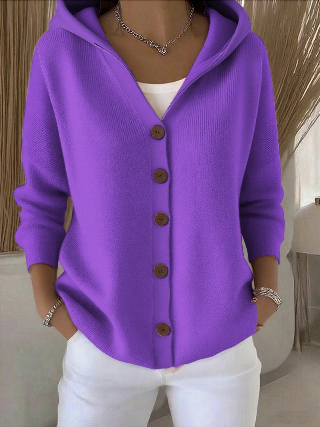 Flora™ | Elegant Long Sleeve Cardigan
