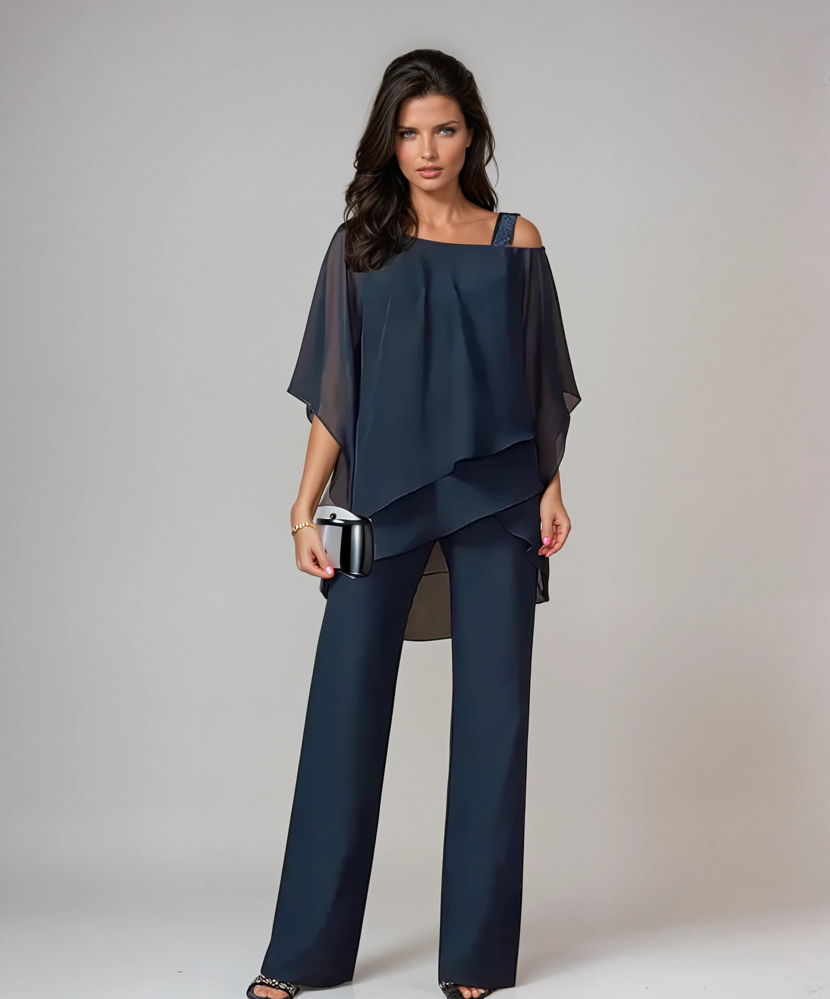 Cynthia | Elegant Layered Two Piece Dressy Summer Set