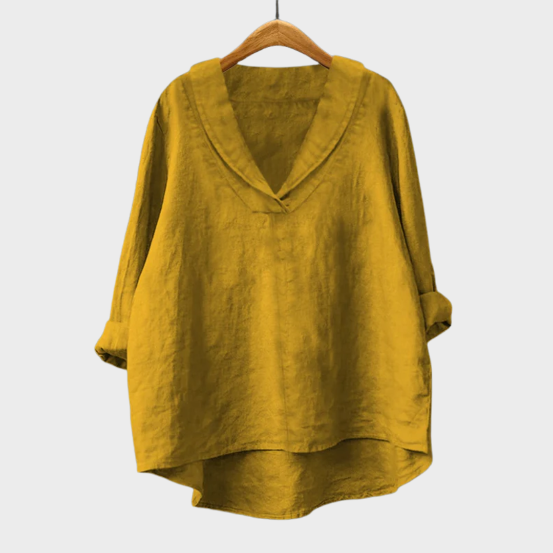 Elowen | Blusa V-Neck Relaxed
