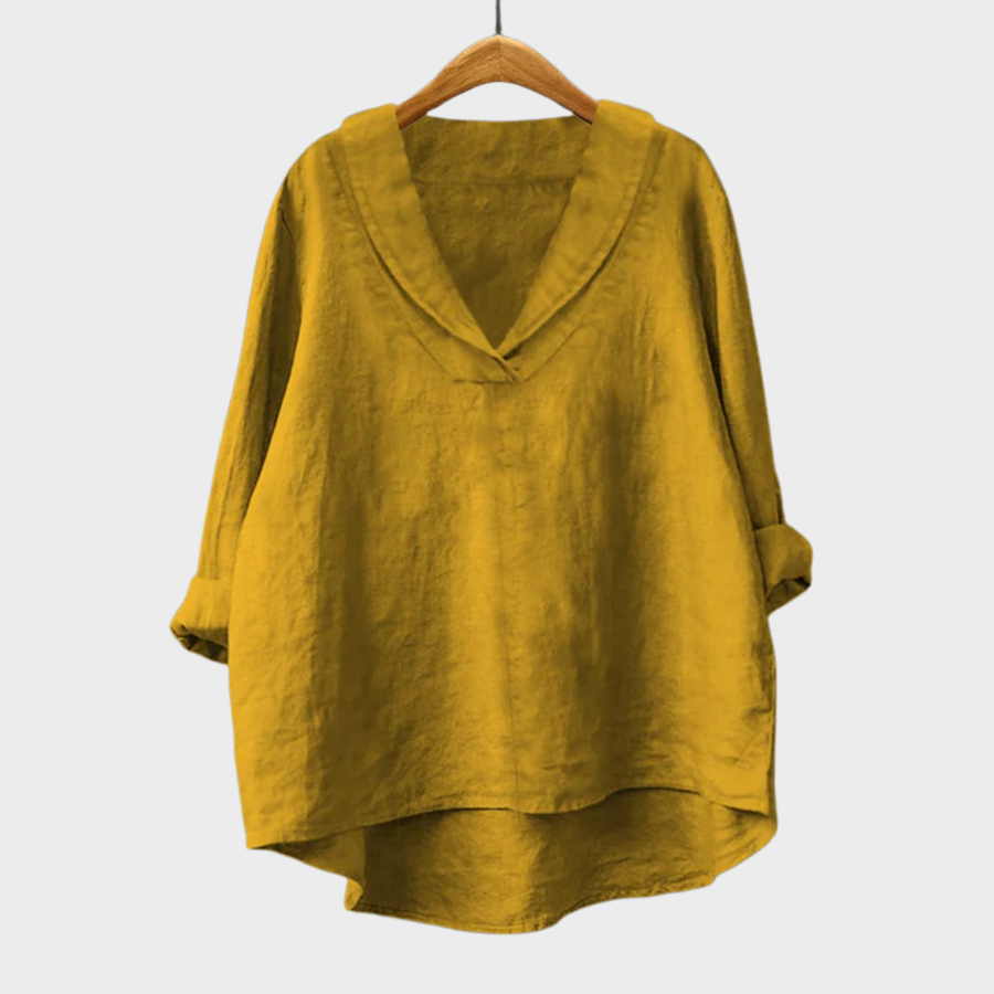 Elowen | Blusa V-Neck Relaxed
