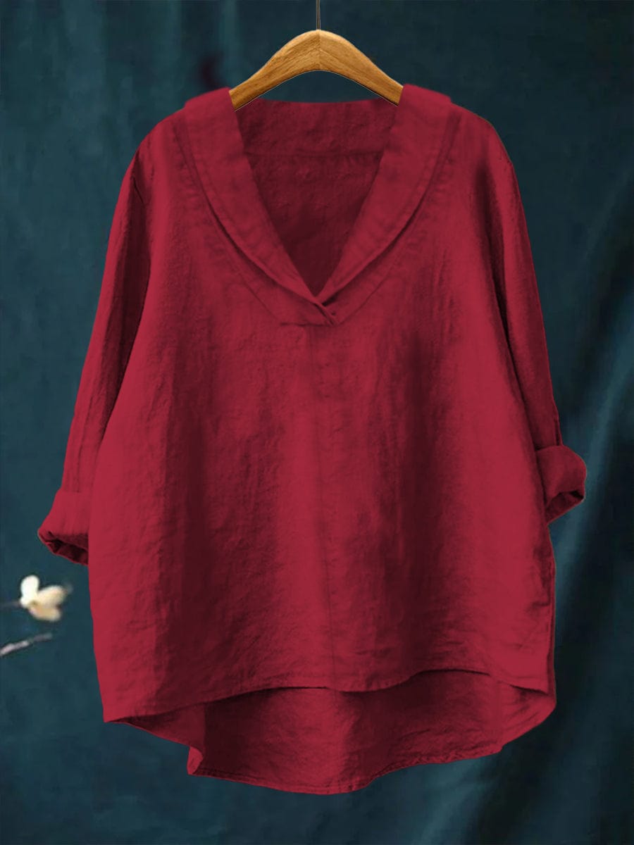Elowen | Blusa V-Neck Relaxed