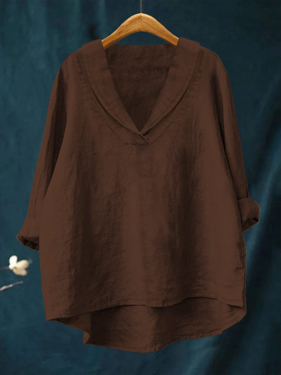 Elowen | Blusa V-Neck Relaxed