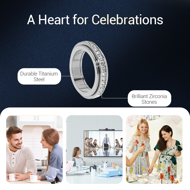 Balira - Elegant Crystal Band Ring