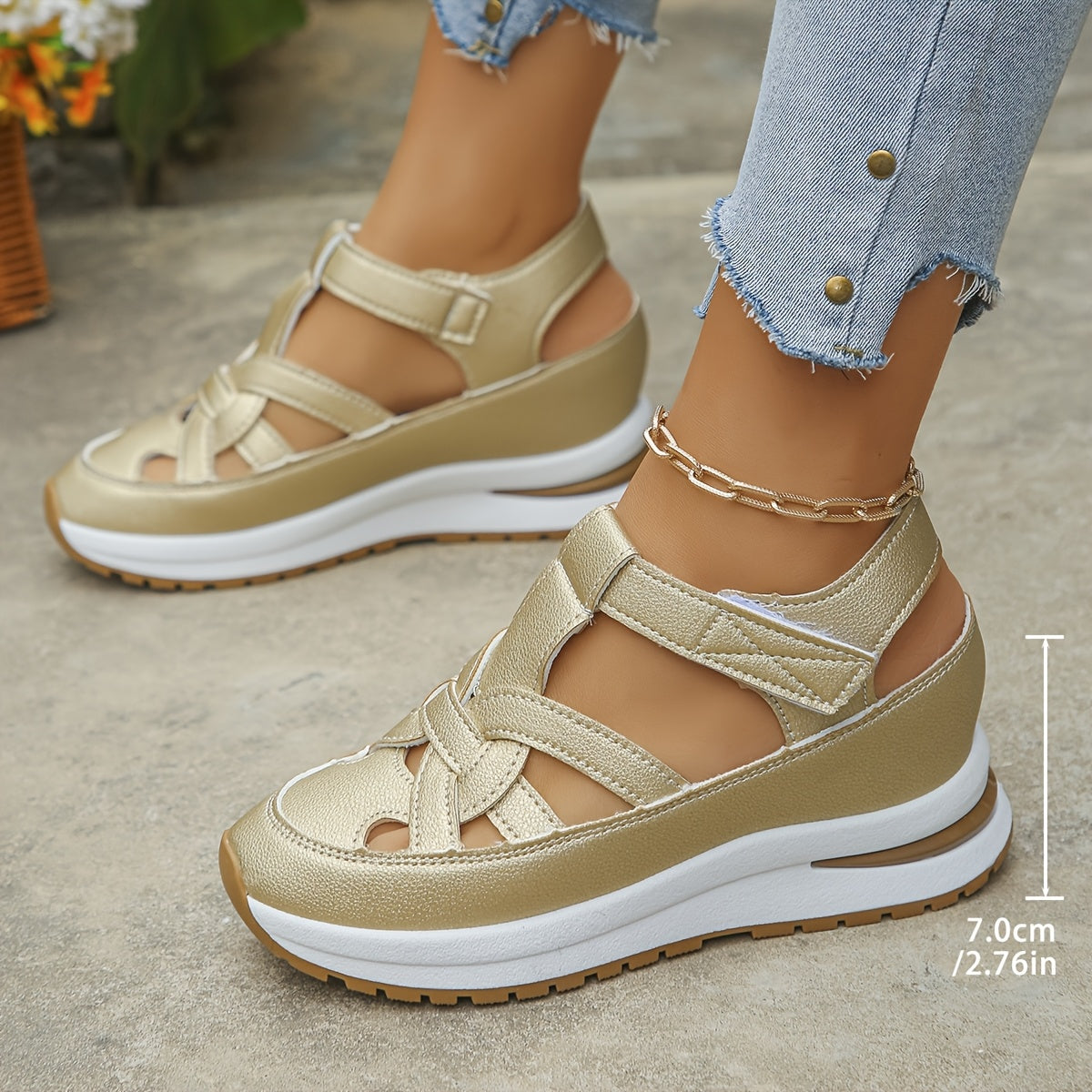 NICOLETTA | SANDALI CON ZEPPA
