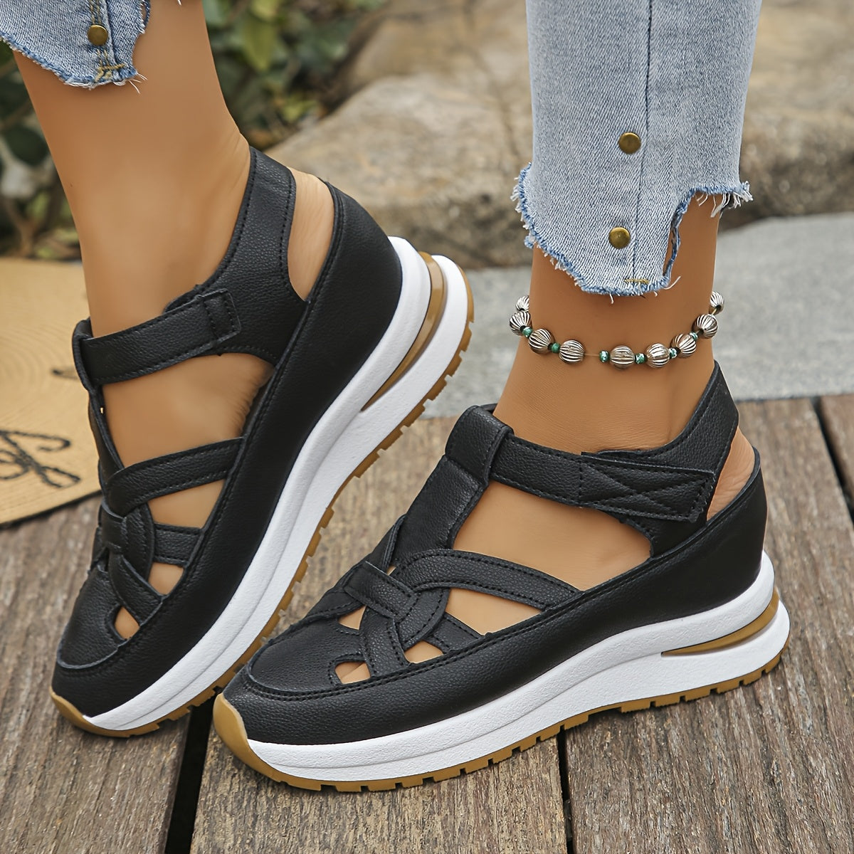 NICOLETTA | SANDALI CON ZEPPA
