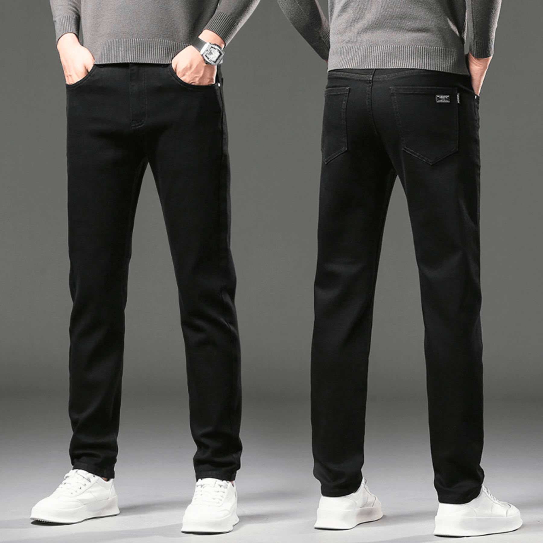 THERMAL DENIM PANTS