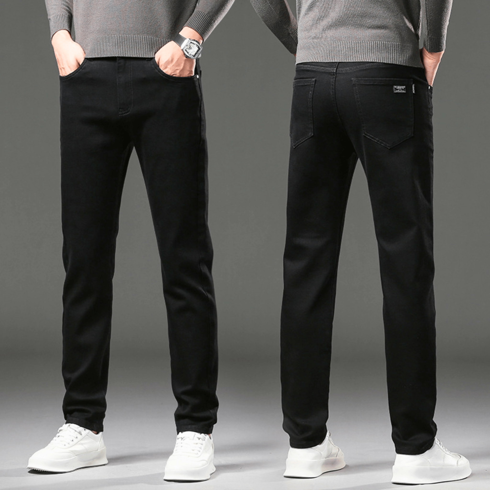 THERMAL DENIM PANTS