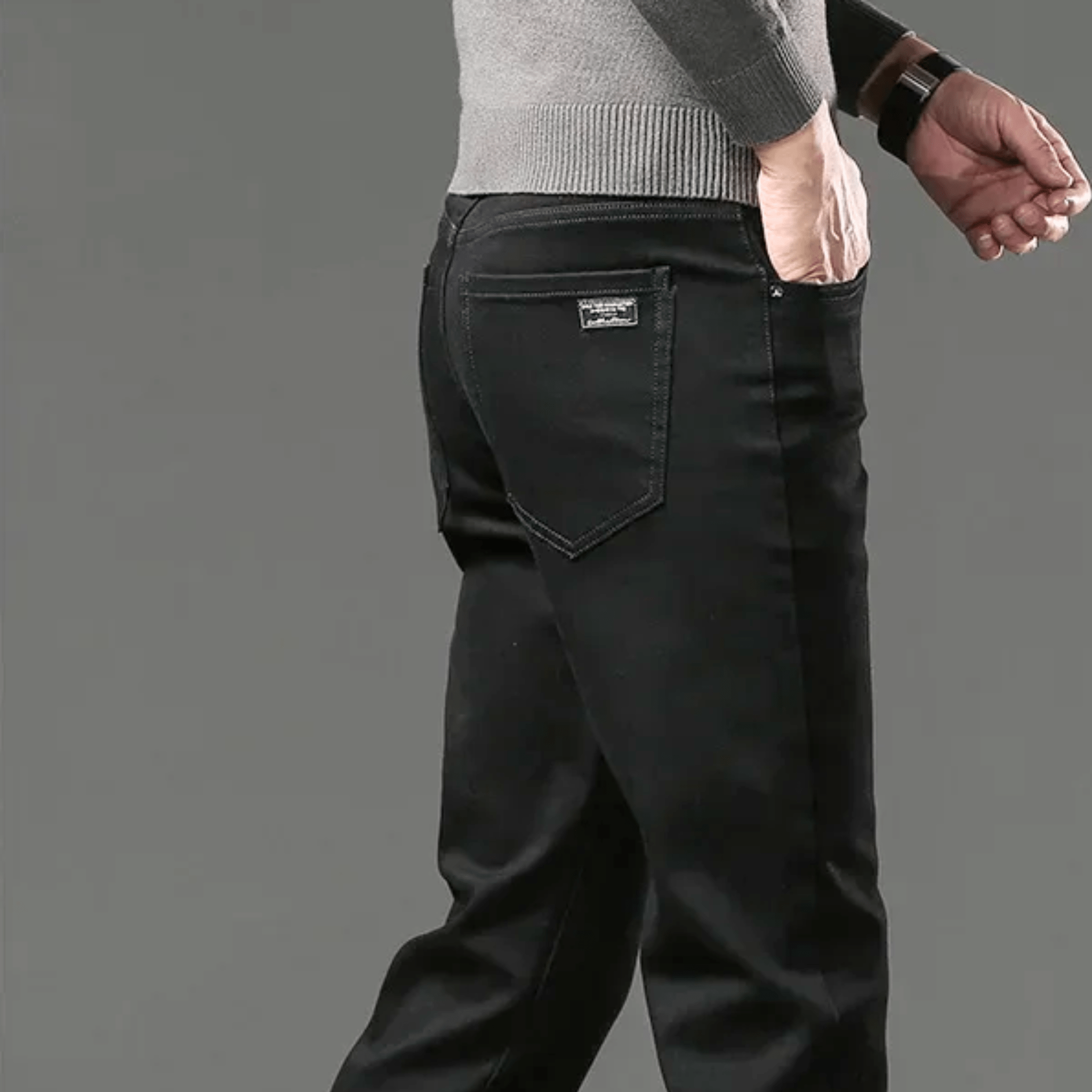 THERMAL DENIM PANTS
