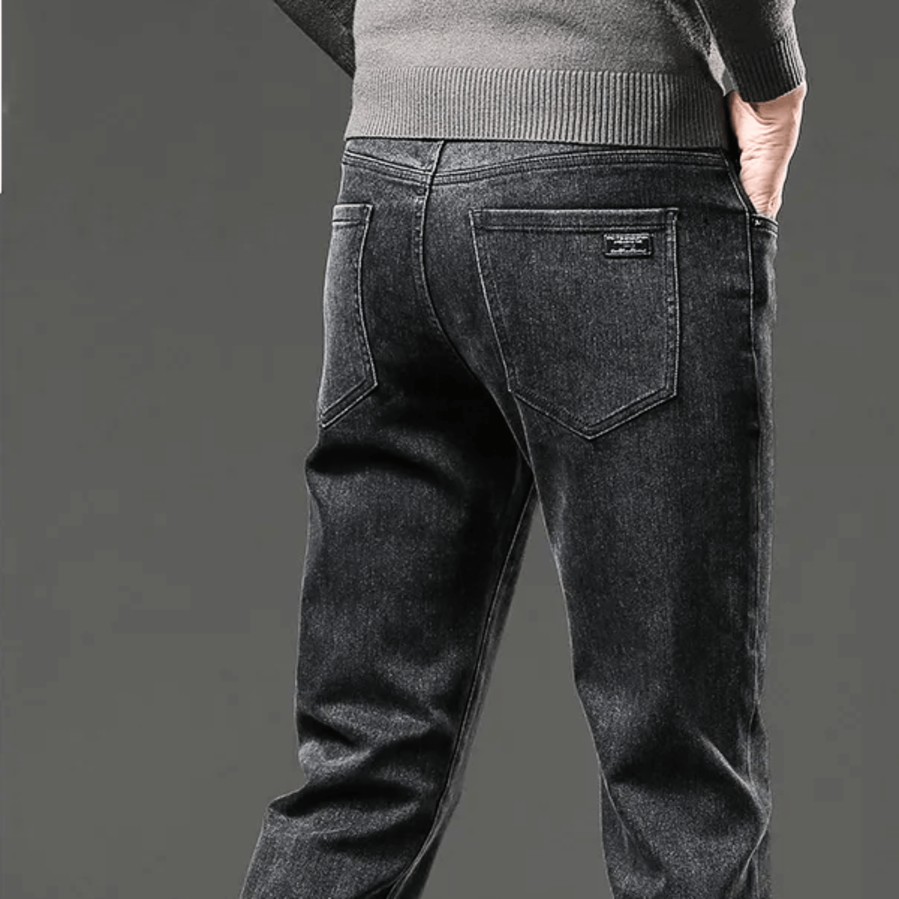THERMAL DENIM PANTS