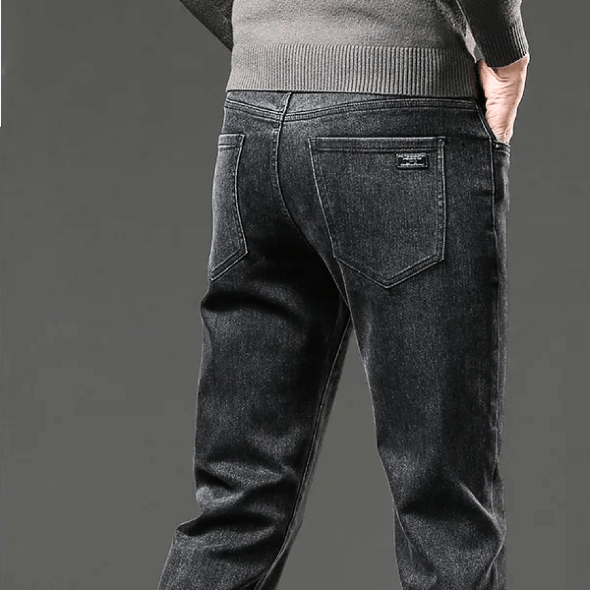 THERMAL DENIM PANTS